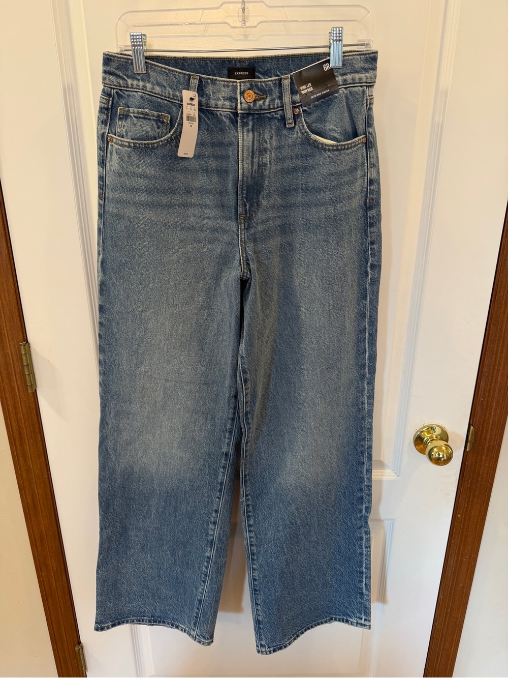 Express NWT! Ladies 6R Wide Leg High Rise Jeans
